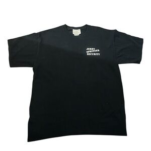 90s 2000s Vintage Jerry Springer TV Show Security Staff Uniform T-Shirt
